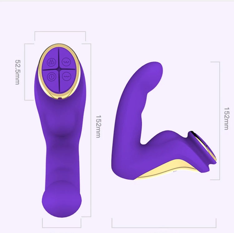 Mát xa điểm G Leten rung móc tỏa nhiệt, silicon ABS an toàn