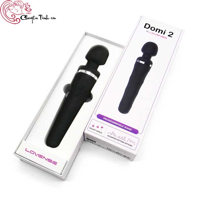 Chày rung mát xa Lovense DOMI 2 silicone ABS đa tần số cao cấp 