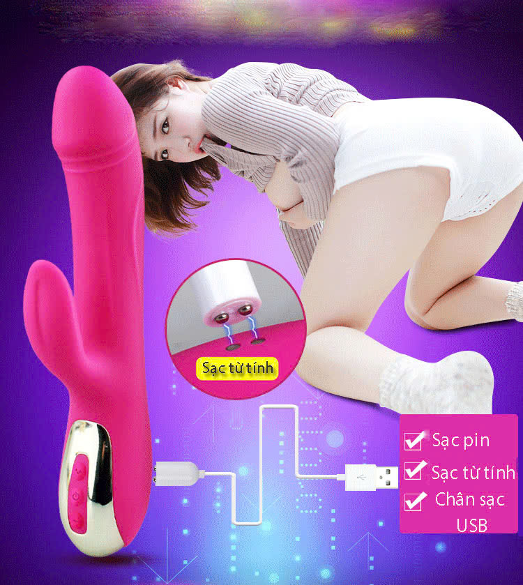 Dương vật Leten rung thụt tỏa nhiệt cao cấp silicon kích thích tuyệt đỉnh