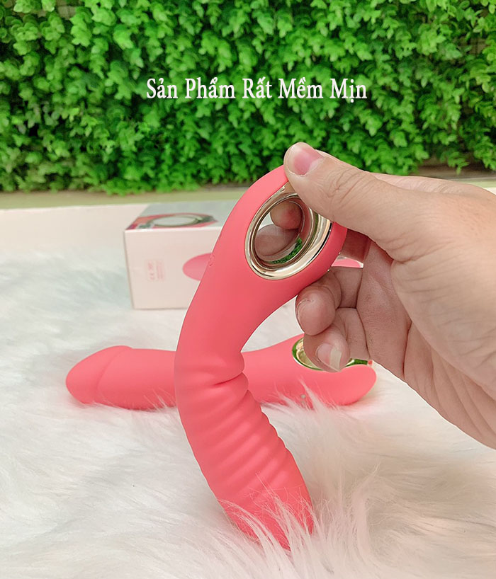 Dương vật Leten Fairy silicon mềm rung thụt sưởi ấm giảm stress