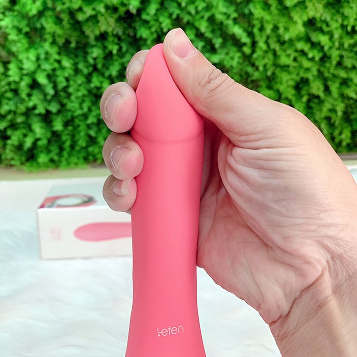 Dương vật Leten Fairy silicon mềm rung thụt sưởi ấm giảm stress