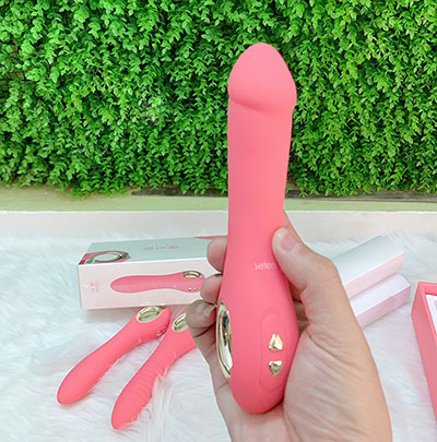Dương vật Leten Fairy mềm rung thụt sưởi ấm giảm stress