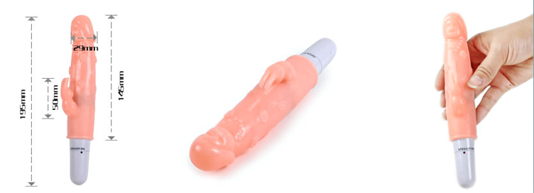 Dương vật màu da 1 pin rung Lybaile kích thích điểm G nữ