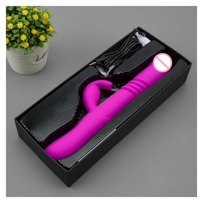 Dương vật rung thụt PrettyLove Ward silicon mềm mịn pin sạc
