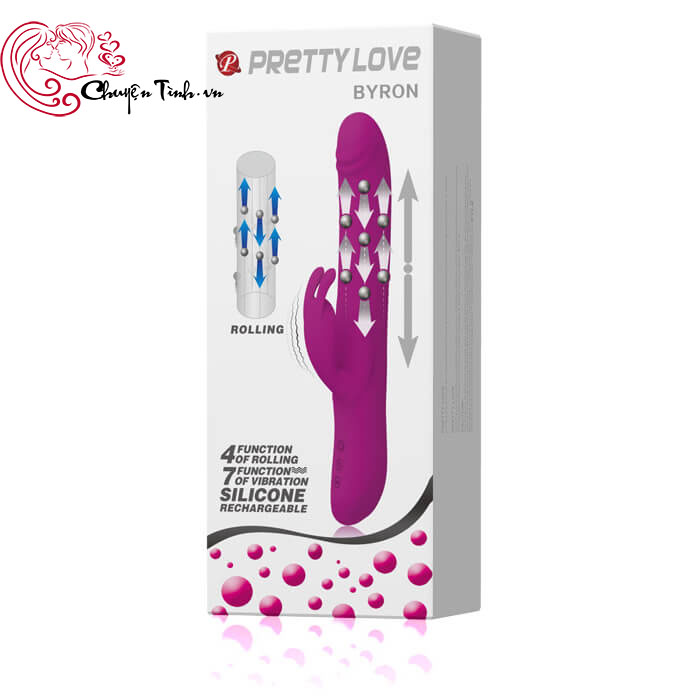 Dương vật Prettylove Byron Bi Rung Cuộn Trào Cảm Xúc