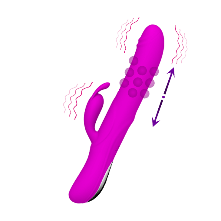 Dương vật Prettylove Byron bi rung cuộn trao cảm xúc silicon
