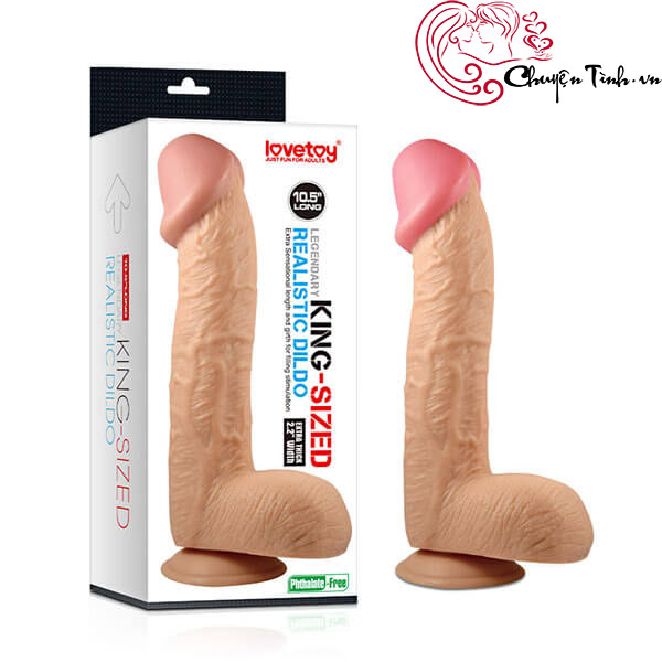 Dương vật LoveToy khủng kích thước King size, chất lượng cao