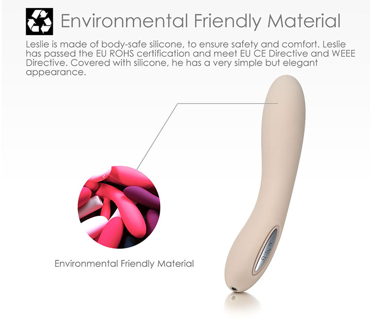 Máy rung Svakom Leslie cao cấp điều chỉnh nhiệt độ, kích thích mới