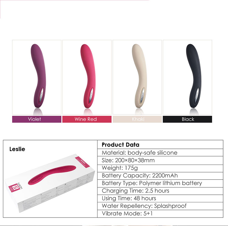 Máy rung Svakom Leslie cao cấp điều chỉnh nhiệt độ, kích thích mới