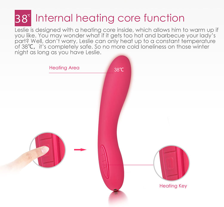 Máy rung Svakom Leslie cao cấp điều chỉnh nhiệt độ, kích thích mới