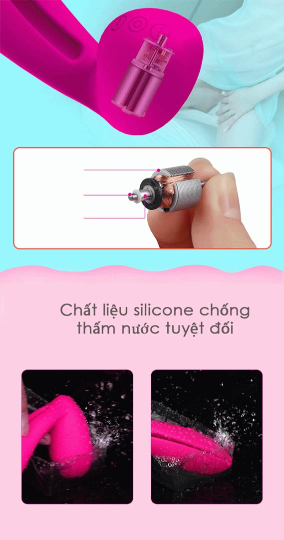 Mát Xa Điểm G Tai Thỏ Đáng Yêu Giảm Đau Giá Tốt