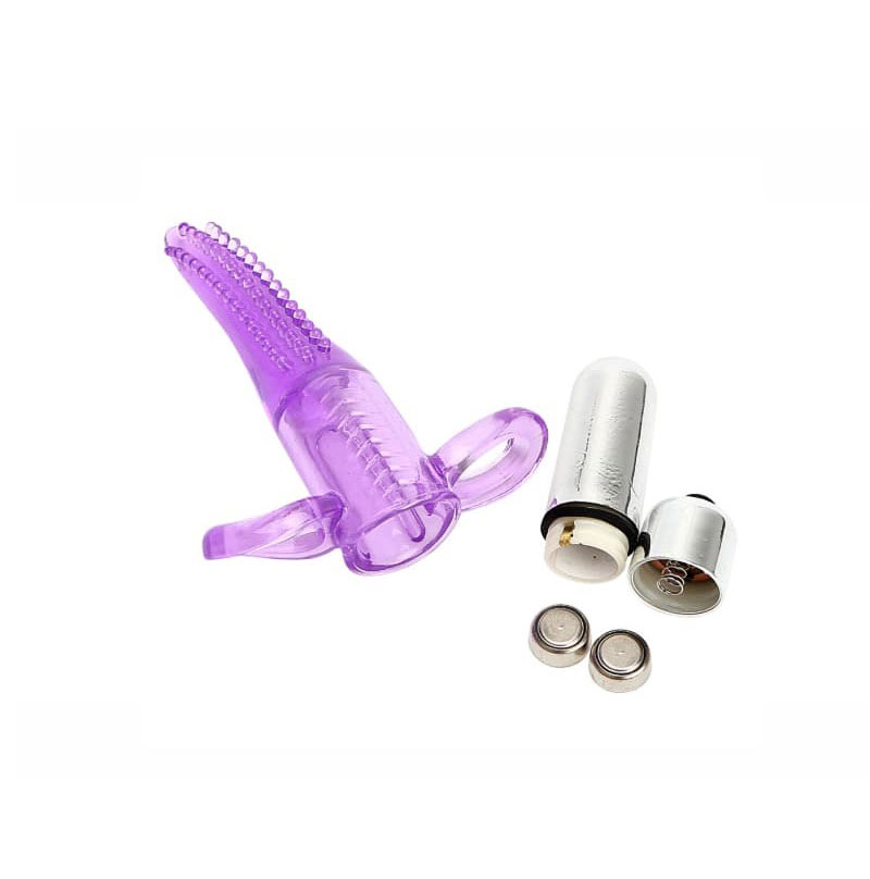 Leten Finger Vibrator with Soft Tongue and 7 Patterns