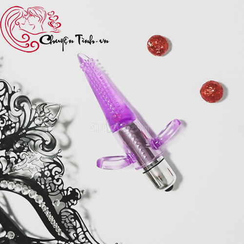 Leten Finger Vibrator with Soft Tongue and 7 Patterns
