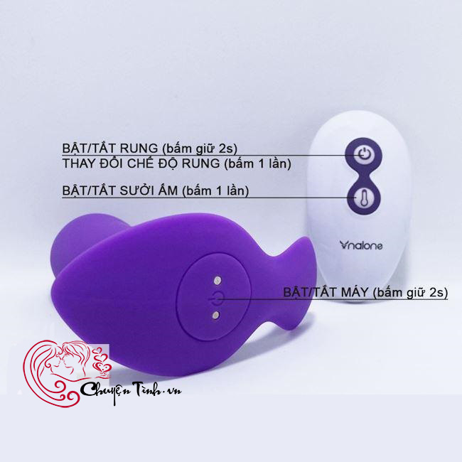 Dương Vật Rung Sưởi Ấm Nalone Marley 7 Tần Số Rung Điều Khiển