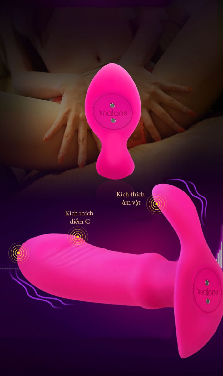 Dương Vật Rung Sưởi Ấm Nalone Marley 7 Tần Số Rung Điều Khiển