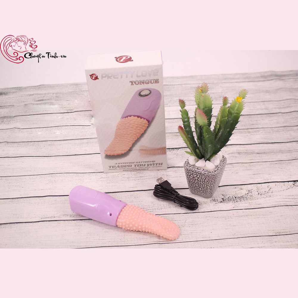 Lưỡi bi rung liếm Pretty Love Tongue kích thích âm đạo nữ