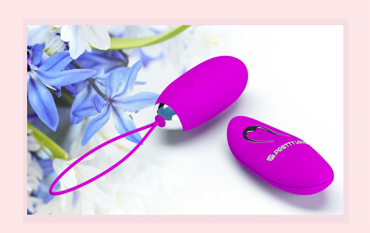 Trứng rung PrettyLove Jenny 12 chế độ rung điểm G pin tiện dụng