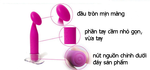 Máy massage điểm G hình nấm kích thích cực phê tặng quà Máy massage điểm G hình nấm kích thích cực phê tặng quà
