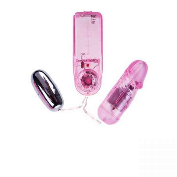 Trứng Rung Inox 2 Đầu Hồng Điều Khiển Từ Xa Pin Bền Đẹp