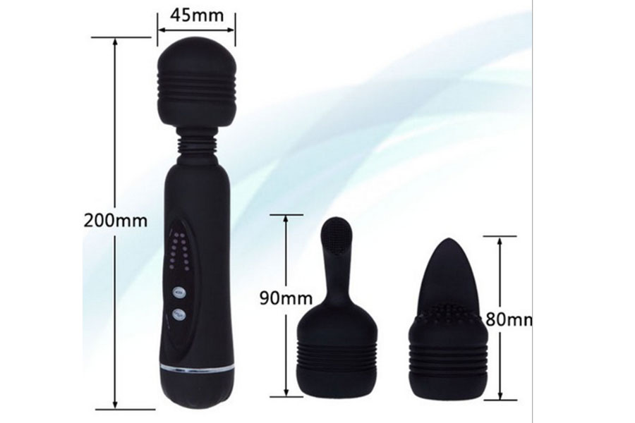 Chày Rung 3 Đầu Massage Nữ Kích Thích Sung Sướng Mạnh Mẽ