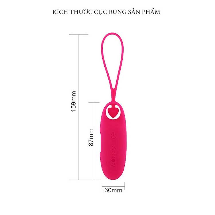 Trứng rung Aphojoy sạc pin cao cấp 7 chế độ rung hot