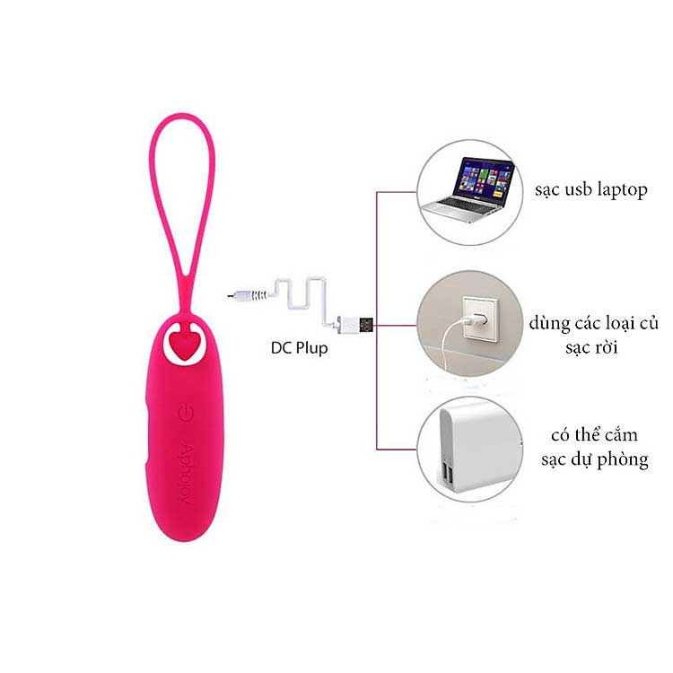 Trứng rung Aphojoy sạc pin cao cấp 7 chế độ rung hot