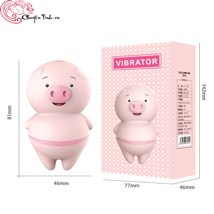 Lưỡi rung liếm âm đạo ngụy trang heo con 10 chế độ rung 