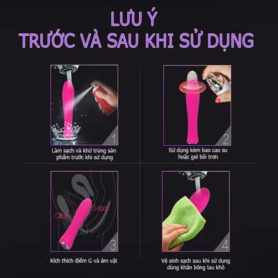 Thanh rung massage mini Nalone Ian 20 chế độ tần số rung mạnh