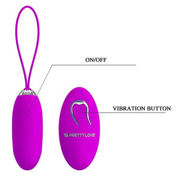 Trứng rung silicone không dây 12 chế độ Prettylove Julia kích thích điểm G