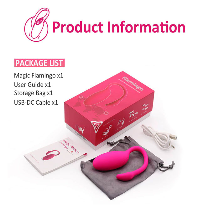 Trứng Rung Thiên Nga Flamingo Silicone An Toàn Điều Khiển
