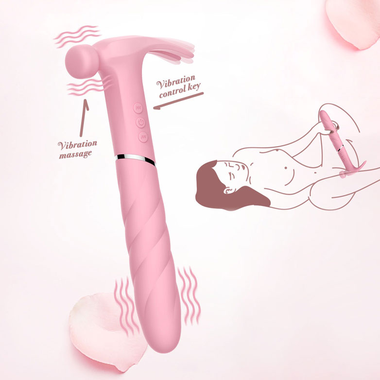 Multi-Frequency G Spot Hammer Massager Silicone Rechargeable