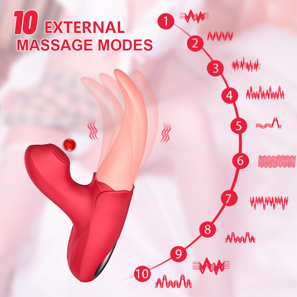 Lưỡi liếm hút 10 chế độ kích thích tê liệt siêu sướng