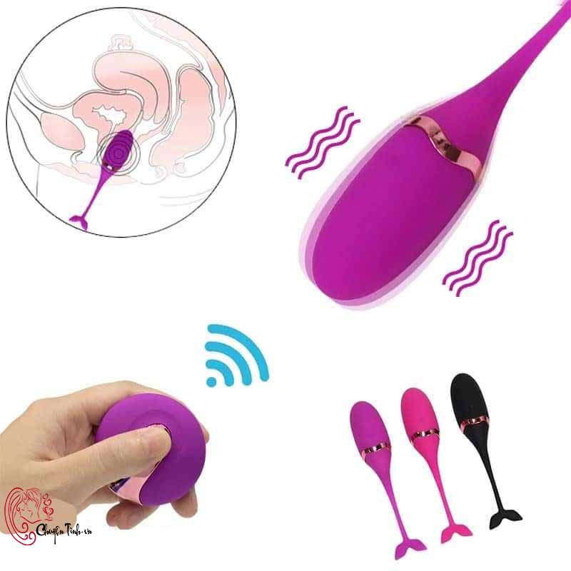 Trứng rung cá heo không dây cao cấp dễ dùng, siêu kích thích