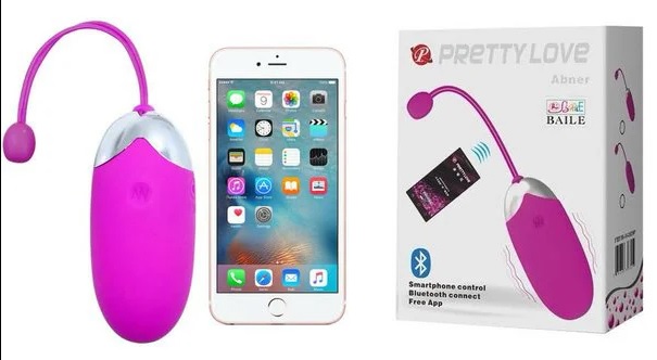 Trứng rung Pretty Love Abner điều khiển qua app linh hoạt