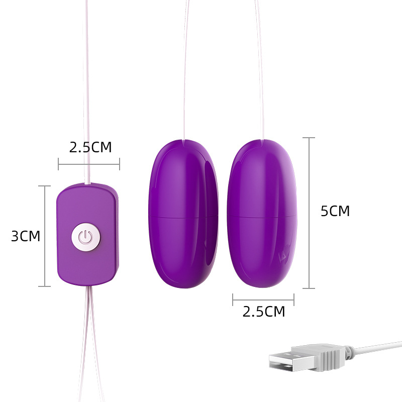 Trứng rung 2 đầu USB cao cấp, sạc nhanh, cảm giác mạnh