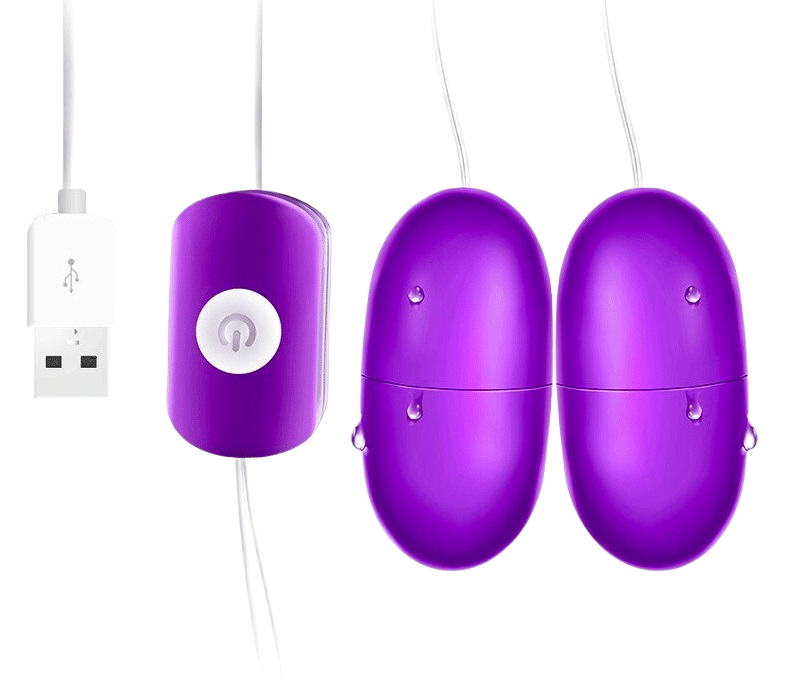 Trứng rung 2 đầu USB cắm trực tiếp linh hoạt đa chế độ 