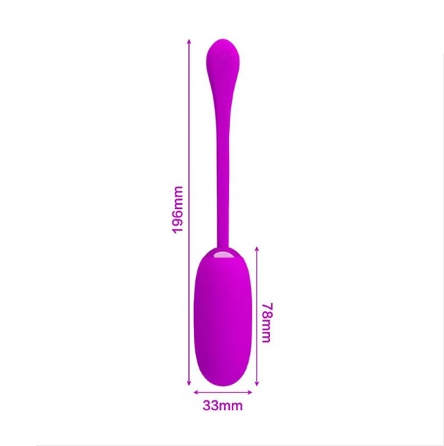 Trứng Rung Tình Yêu Prettylove Joyce 12 Chế Độ Rung, Silicon+ABS Cao Cấp