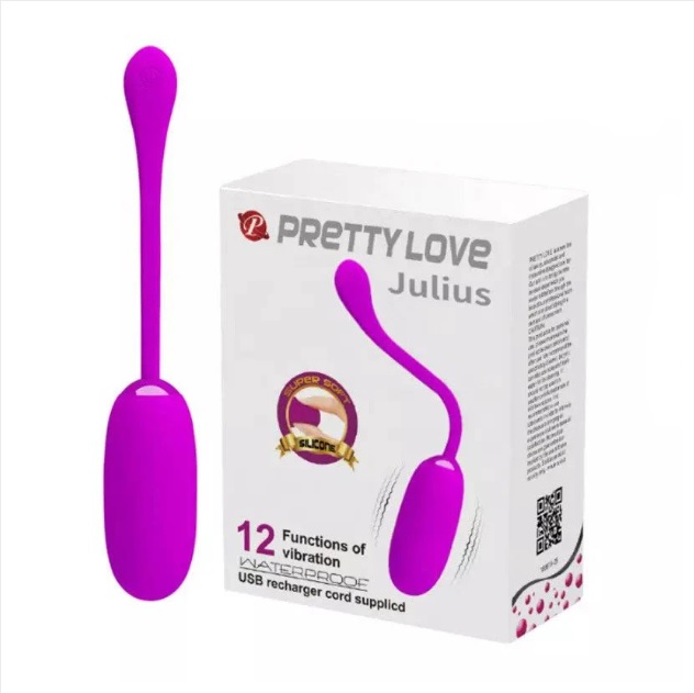 Trứng Rung Tình Yêu Prettylove Joyce 12 Chế Độ Rung, Silicon+ABS Cao Cấp