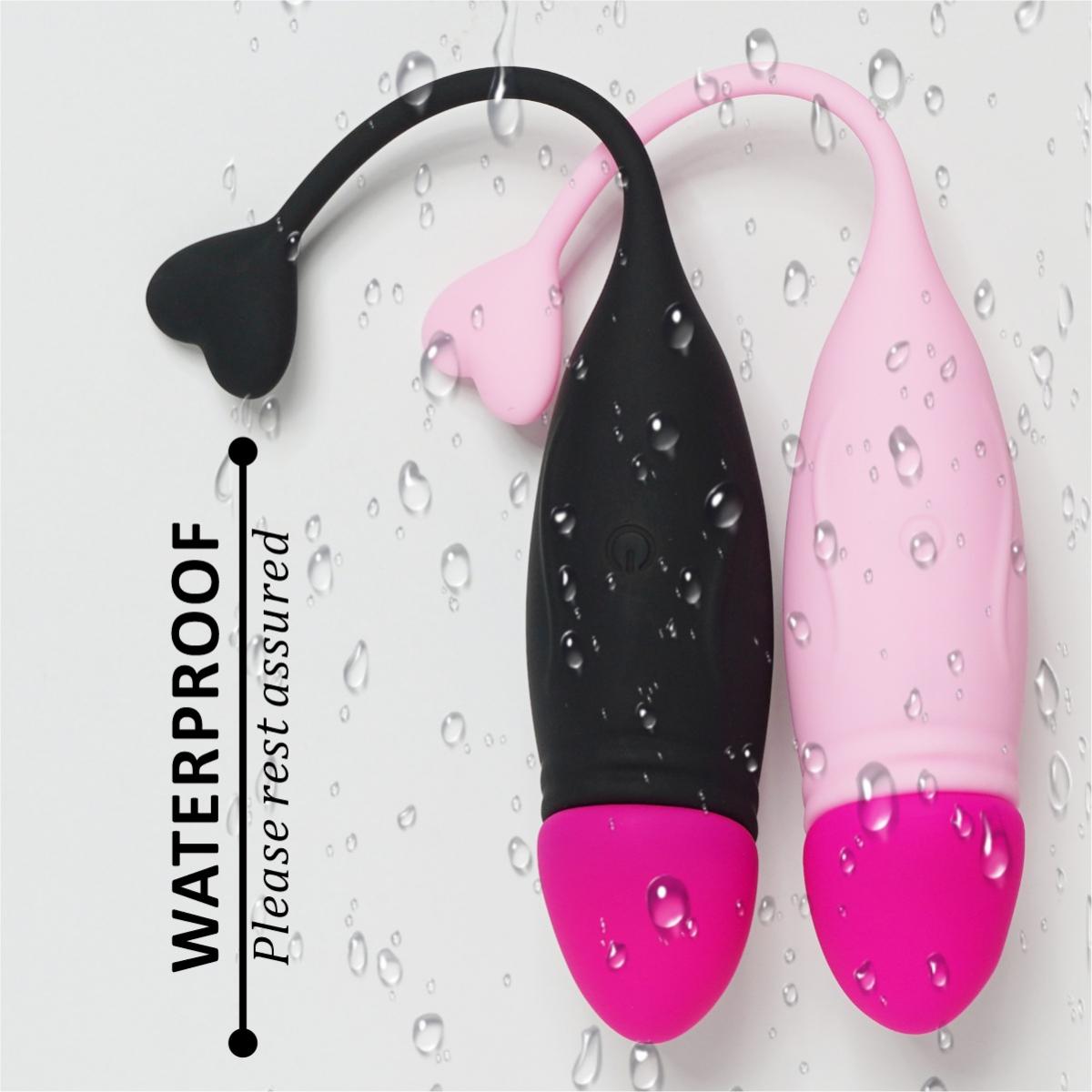 Trứng rung đầu dương vật nữ 10 chế độ điều khiển từ xa silicone