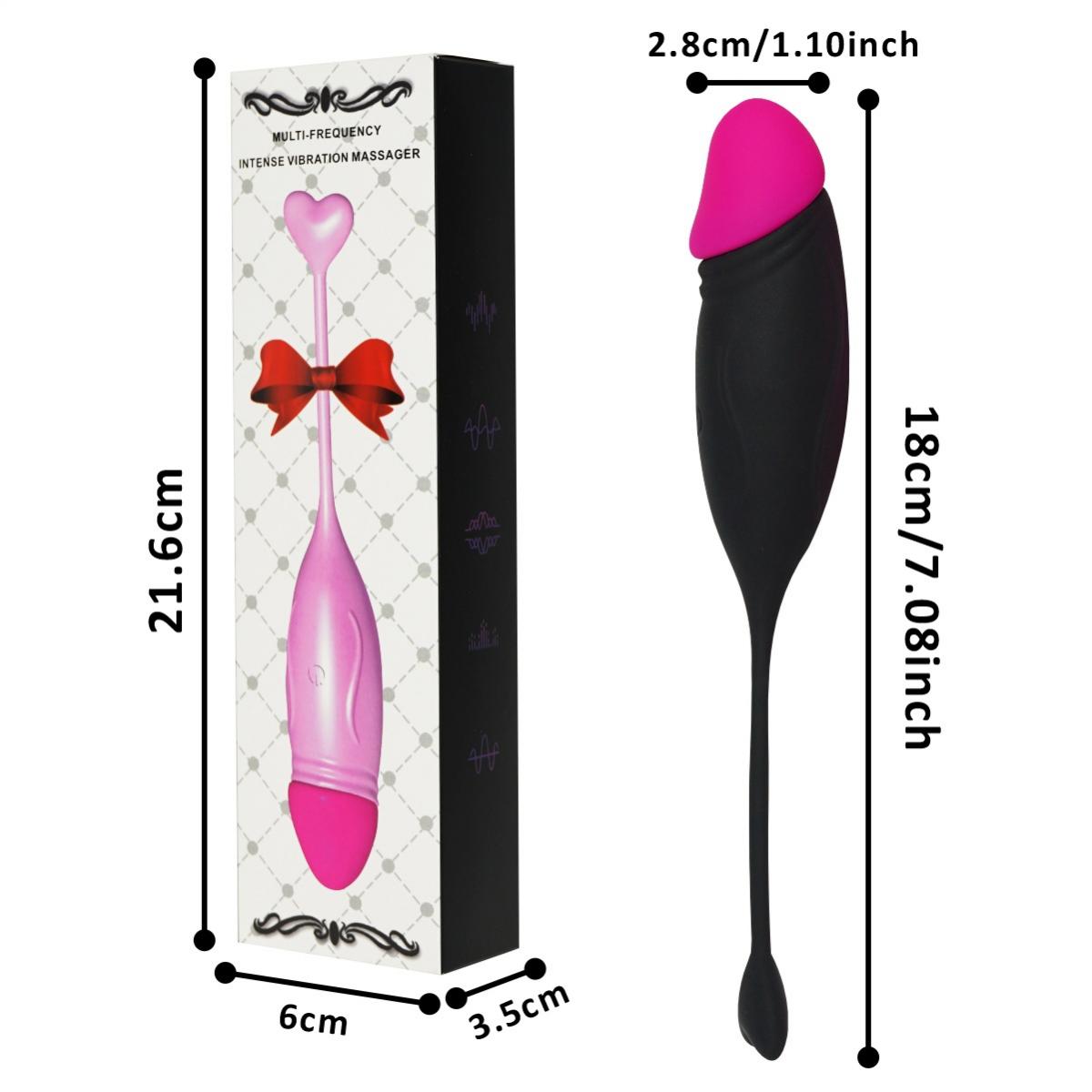 Trứng rung đầu dương vật nữ 10 chế độ điều khiển từ xa silicone