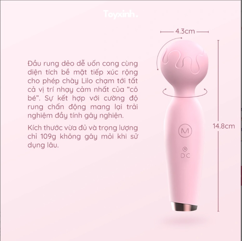 Chày Rung Lilo We Love Cực Mạnh Sảng Khoái Tận Hưởng