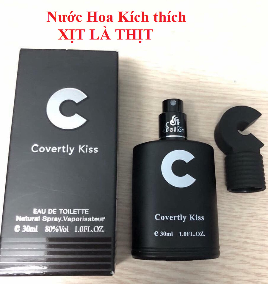 Nước hoa kích dục nữ CK COVERTLY KISS hương thơm quyến rũ 