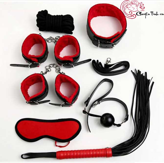 10-Piece BDSM Leather Kit – Stylish Bondage & Sensual Play Set