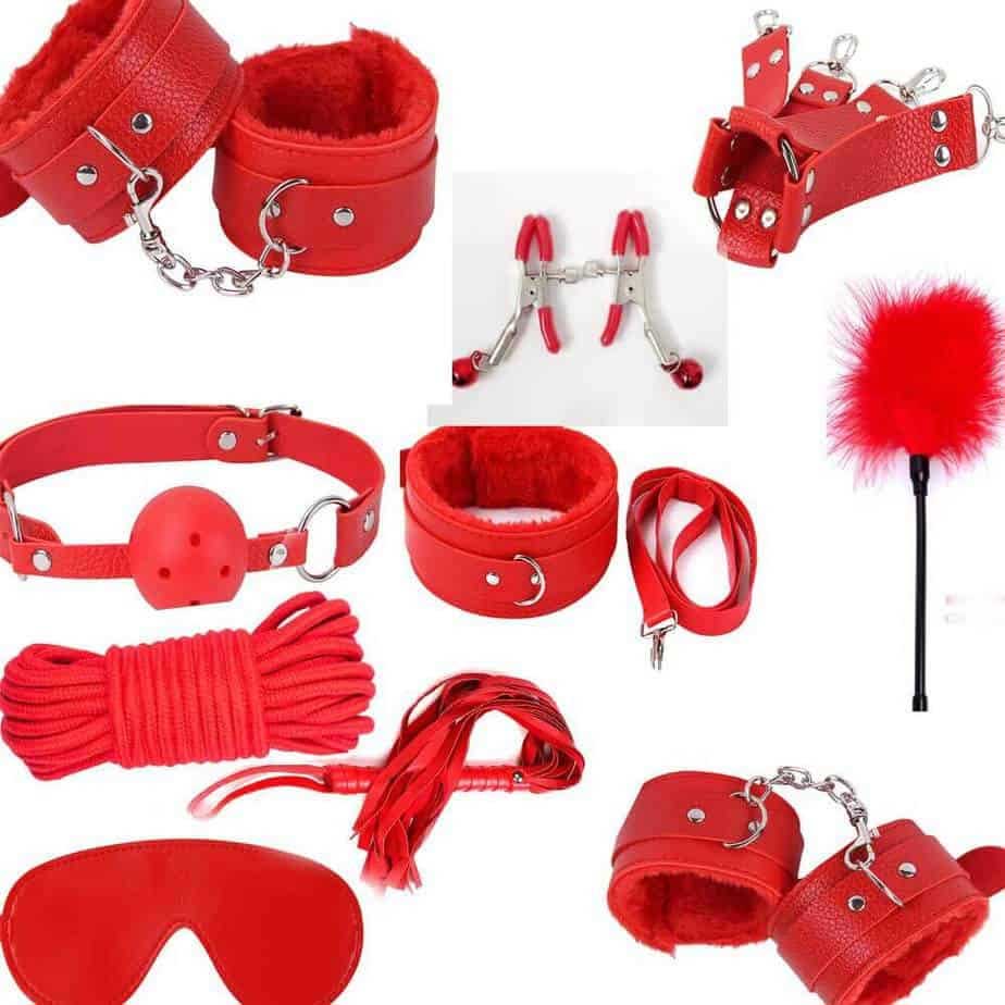 Bộ BDSM da 10 món cao cấp phụ kiện dành cho giới chơi đam mê Bộ BDSM da 10 món cao cấp phụ kiện dành cho giới chơi đam mê