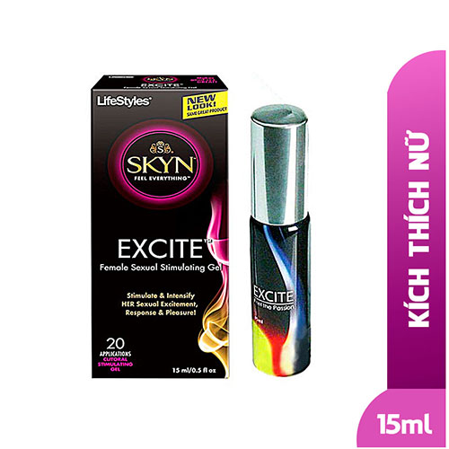 Gel Tăng Khoái Cảm Excite 15ml Làm Hồng Se Khít Âm Đạo Mỹ 