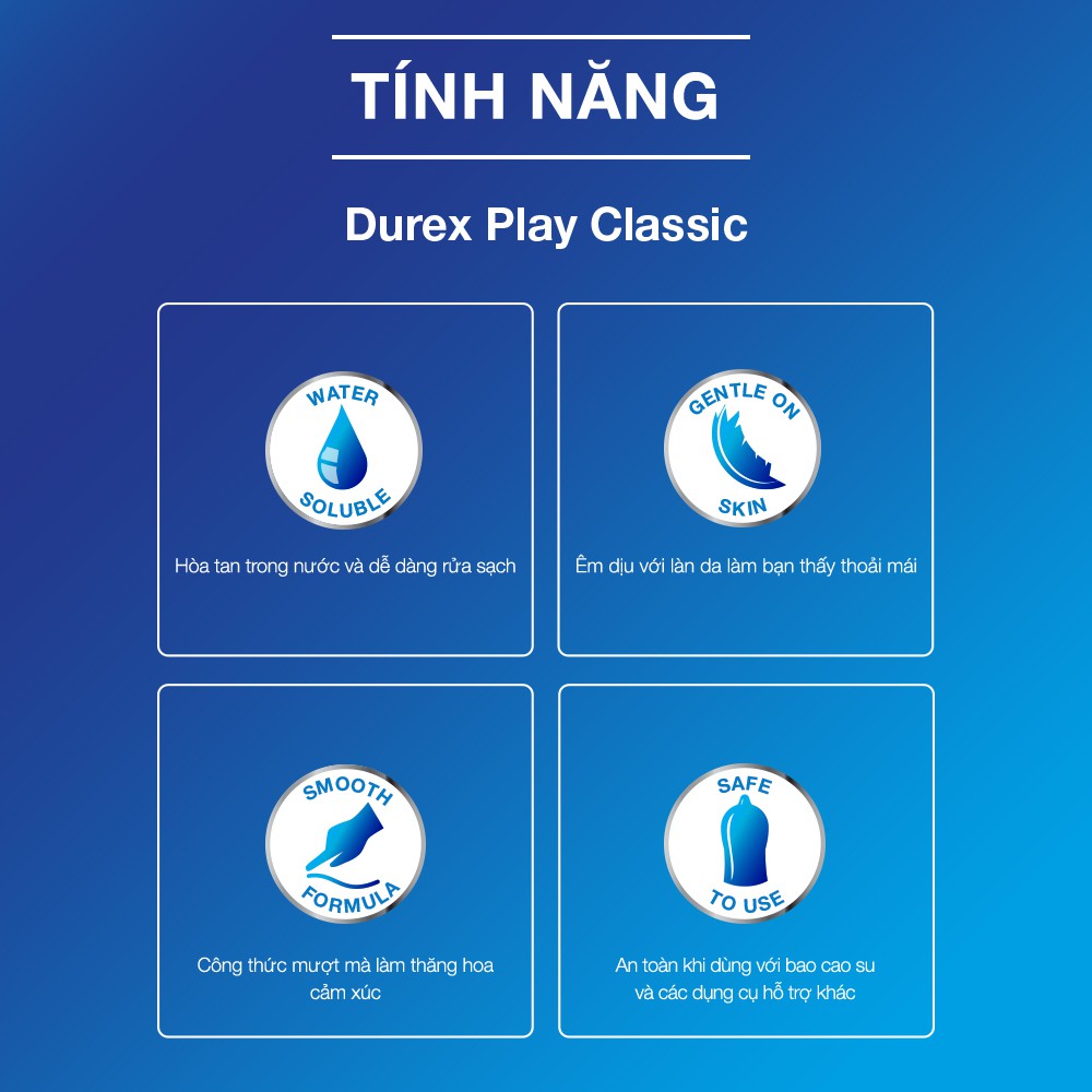  Đại lý Gel bôi trơn Durex Play Classic 50ml nhập khẩu
