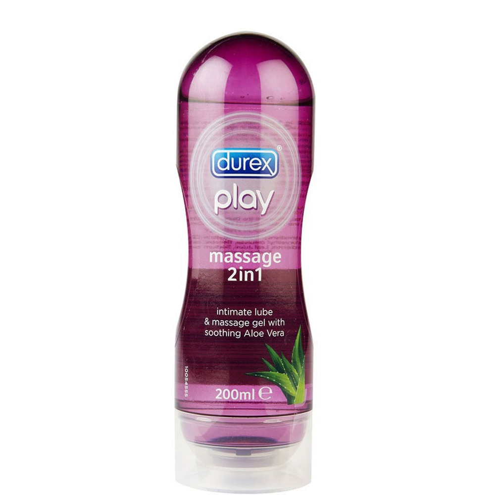 Gel bôi trơn Durex Play Massage 2in1 200ml gốc nước giúp quan hệ mượt 