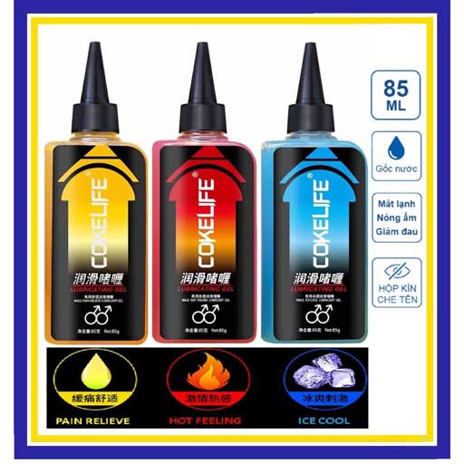 Gel bôi trơn Cokelife 85ml giảm đau kích thích mua ngay