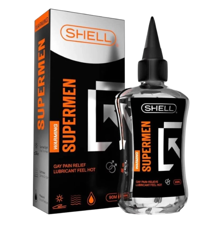 Gel bôi trơn ấm nóng Shell Supermen giảm đau tăng trơn mượt quan hệ 