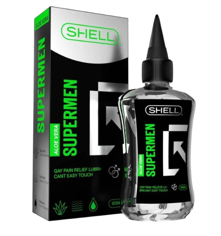 Gel bôi trơn lô hội Shell Supermen dịu nhẹ dưỡng ẩm 90ml 